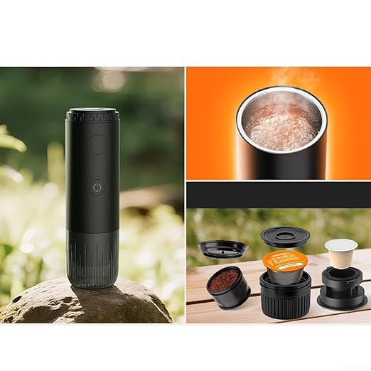 USB Charged Portable Coffee Maker - Travel Coffee Maker Camping Office Home Use
