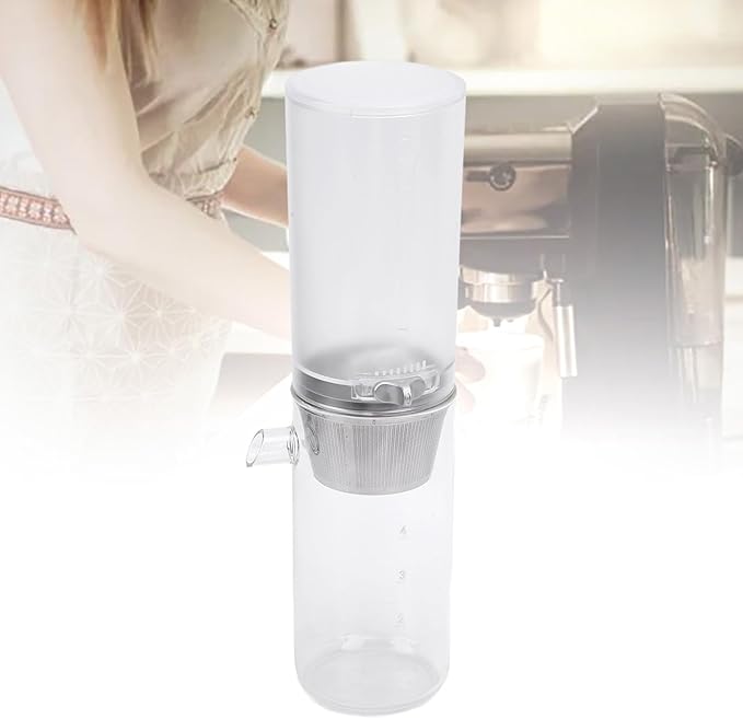 HEEPDD Ice Drip Coffee Maker 400ml Transparent High Borosilicate Glass Iced Coffee Brewer Maker Large Capacity Adjustable Speed Portable Ice Drip Coffee Machine