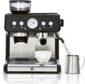 Stainless Steel Espresso Machine with Built-In Grinder 20 Bar Pressure Coffee Maker with Milk Frother Steam Wand 2.8L Removable Water Tank &amp Adjustable Shot Volume for Home or Office Use