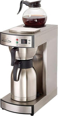 Coffee Pro Two-Burner Institutional Coffee Maker 12-Cup 9 x 16.5 x 19 Stainless Steel