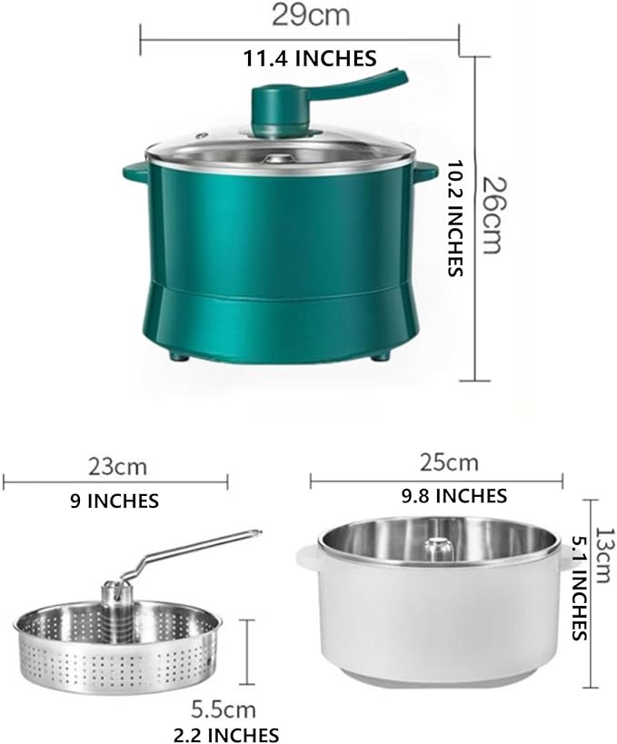 4L Multifunctional Pot 110v Automatic Lifting Low Sugar Rice Cooker 900w Manual Lifting Electric Hot Pot. A Steaming/Boiling/Stewing Pot That Can Keep Warm And Timed