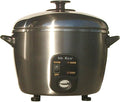 Sunpentown SC-886 Rice Cooker and Steamer Stainless Steel 3 Cups