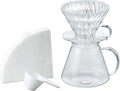Hario Simply Hario V60 Glass Pour Over Coffee Set Size 02