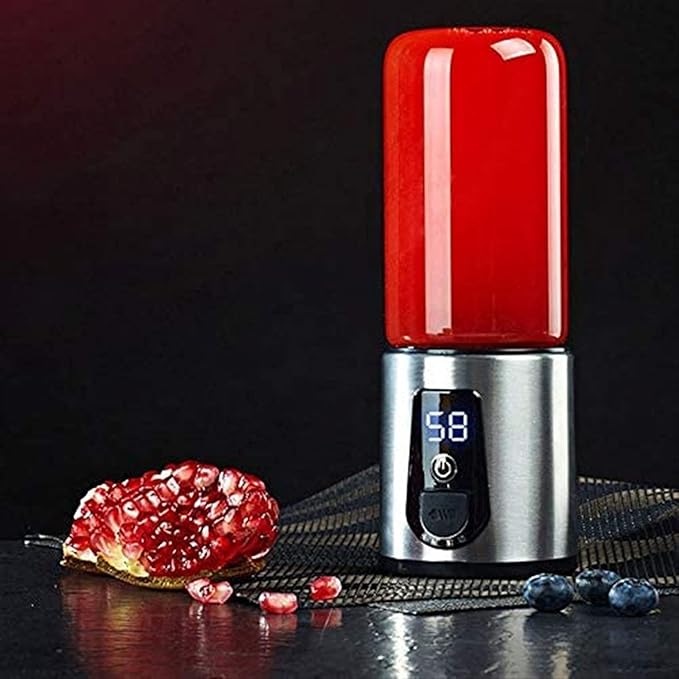 Portable Blender Personal Blender Mini Juicer Cup USB Rechargeable and Personal Size Blender Smoothies akes400mlFruit Juice Mixer