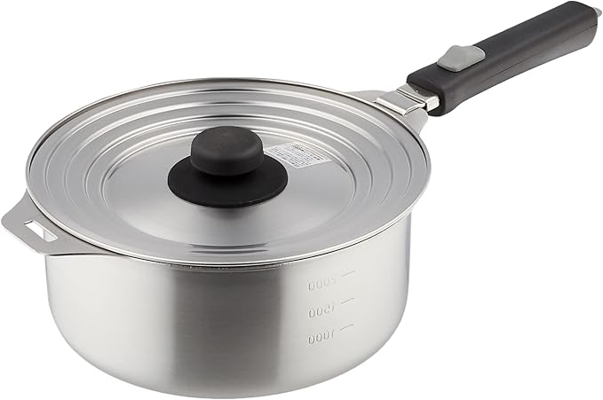 Wahei Freiz Tsubamesanjo EM-032 Removable Handle 4-Piece Set Stainless Steel Induction Compatible Made in Japan