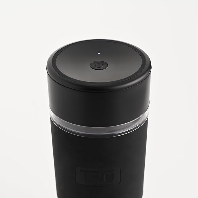 TRU Hydration Blender Single-Button Operation USB Rechargeable Battery (Black)