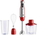 Fit for 4-in-1 Immersion Blender Stainless Steel Hand Stick Mixer with Chopper &amp Smoothie Cup for Food