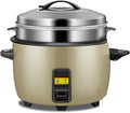 Rice Cooker Large Capacity (8L-23L) with Steamer Canteen Commercial Hotel Home Old-fashioned Large Rice Cooker 8-60 PeopleUS/EU Used(10L)