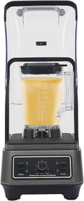 1600W Professional Commercial Blender 9 Speeds Duty High Speed Blender for Smoothies Ice Crushing 68 Oz Heavy Duty Blenders with 6 Blades High-speed Ice Drink Maker for Home Kitchen Restaurant