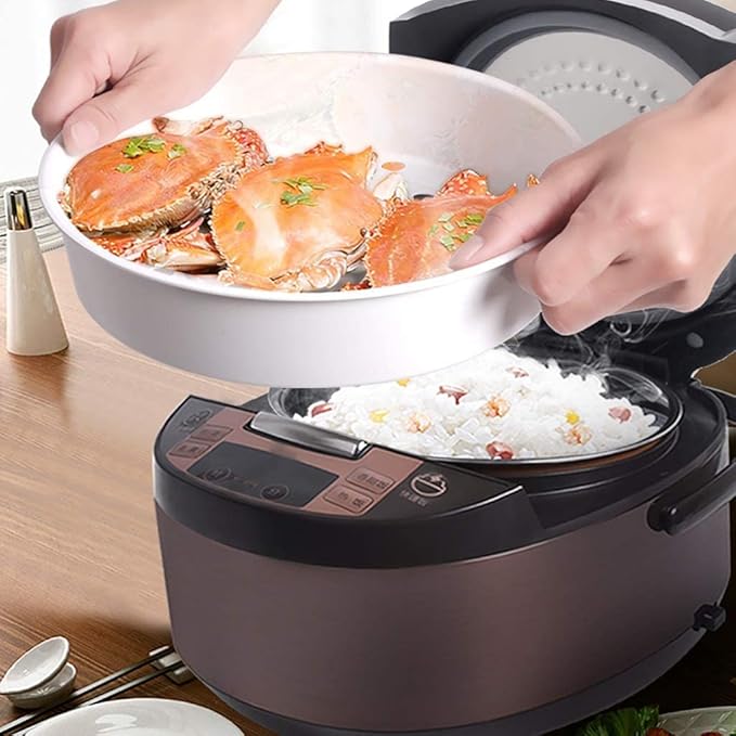 Rice Cooker Household/commercial 5L-860W 4 Function Menus 24-hour Appointment Smart Insulation With Steamer