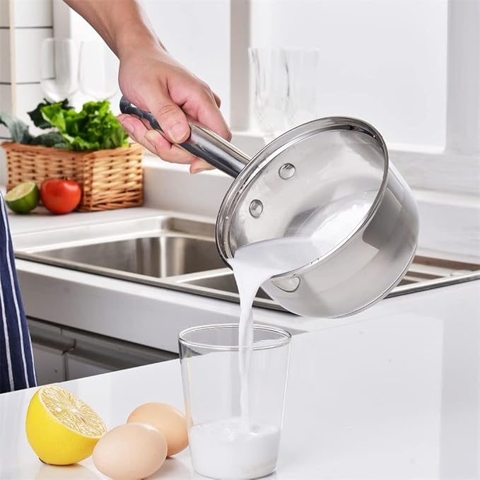 Kitchenware Cookware Set Stainless Steel 7- Piece Kitchen Cooking Pot&amp Pan Set Saucepan Casserole Steamer Frypan with Glass lid
