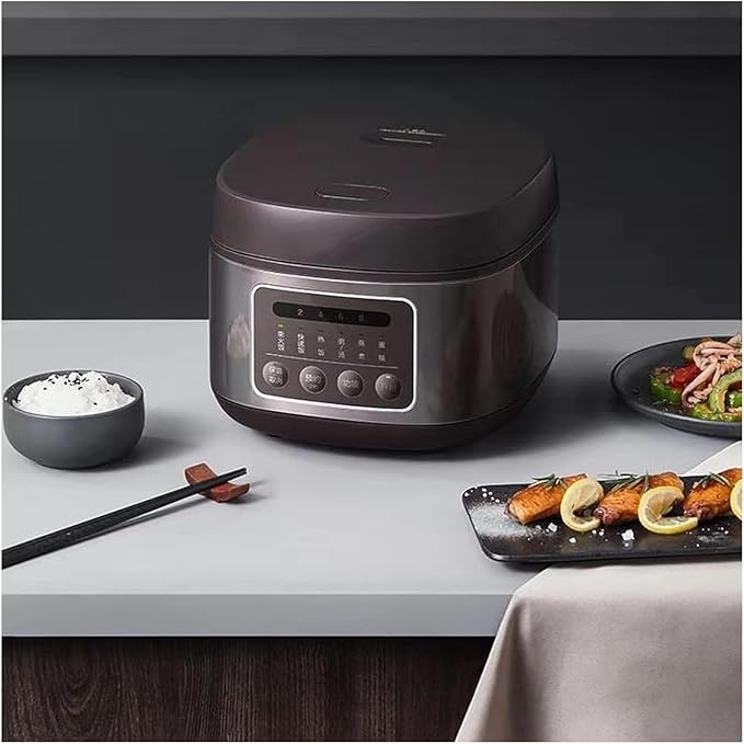 Mini Rice Cooker Commercial Rice Cooker 4L Portable Rice Cooker Cook Rice &amp Steam Vegetables For Rice Porridge Soup