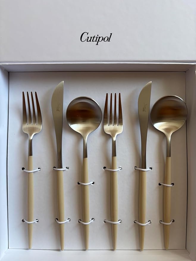 Cutipol GOA Ivory Silver Dinner Set 6 Pieces