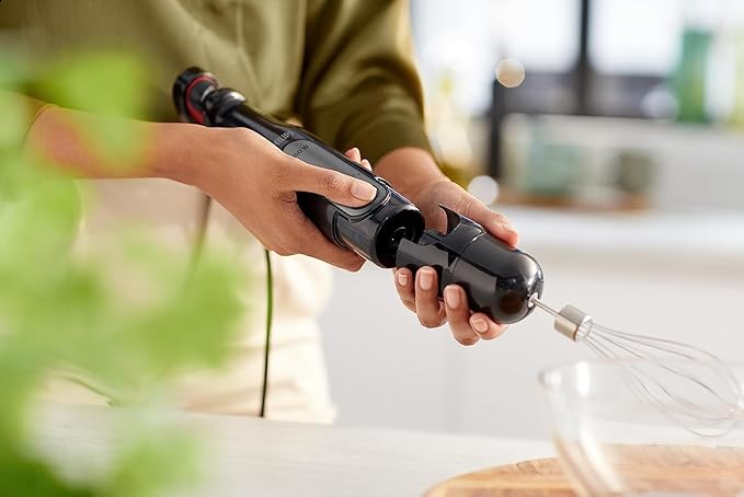 Philips ProMix Viva Collection Handblender 300W Blending Power SpeedTouch ProMix Technology Easy &amp Intuitive On-the-Go Tumbler Black (HR2627/91)
