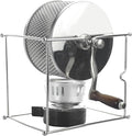 Manual Coffee Bean Roaster Machine Stainless Steel Roller Even Heating Baking Machine Compact with Handle Home Kitchen Tool
