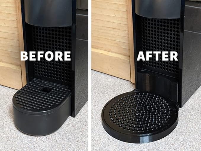 SplashNColor Mini Mug Drip Tray Compatible with Nespresso Essenza Coffee Maker Fits Breville or Krups version works on Essenza Mini Plus