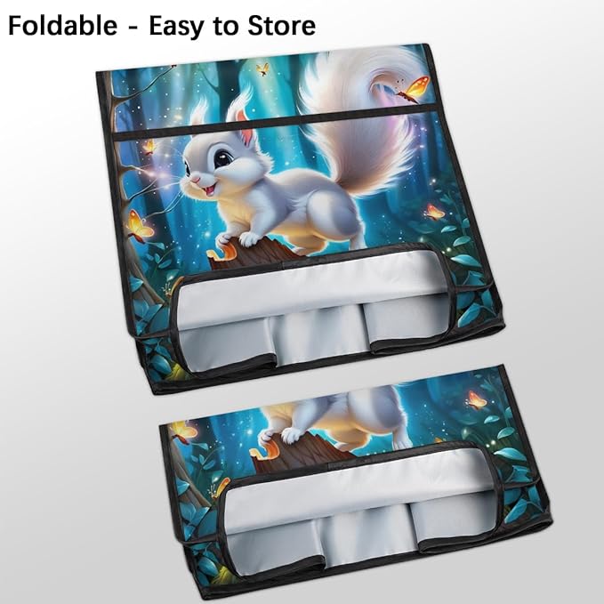 cfpolar Kitchen Aid Mixer Cover Compatible with 6-8 Quarts Cute Squirrel Forest Stand Mixer Cover Kitchen Aid Mixers Accessories Appliance Organizer Bag Dust Covers with Zipper Pocket