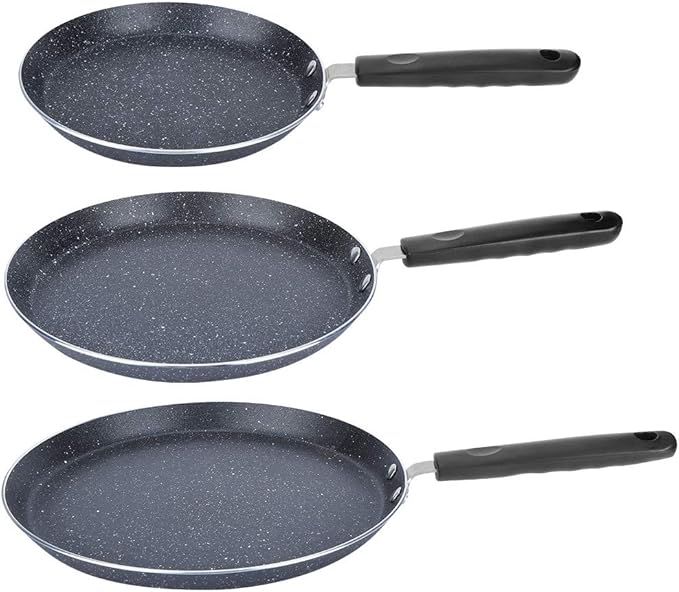 Yosoo123 NonStick Frying Pan Cookware Set RadiantCooker Induction Cooker Cooking Tool for Breakfast Pancake Egg Pizza(M)