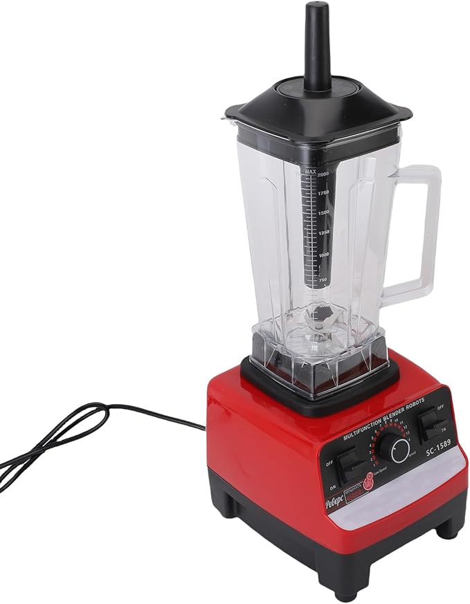 2 Cups Professional Blender Multifunctional Powerful Crushing Blender Advanced Kitchen with Crushing Technology Ideal for Shakes Mixing Grinding &amp Juicing