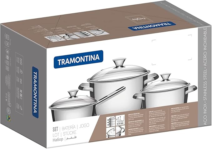 Tramontina Cookware Set Stainless Steel
