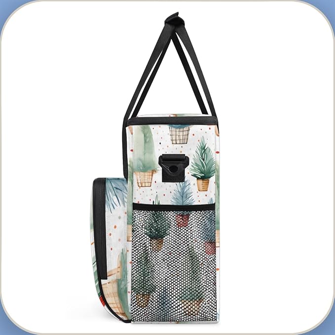 Xmas Tree Coffee Maker Carrying Bag Cartoon Tree Travel Storage Bag Compatible with K-Mini or K-Mini Plus Single Serve Coffee Brewer Carrying Case with Multiple Pockets &amp Shoulder Strap