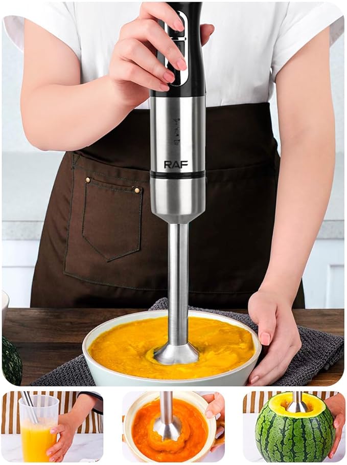 Household handheld blender electric stainless steel cooking stick baby food blender