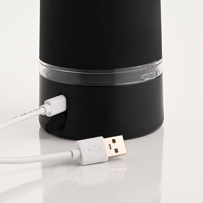 TRU Hydration Blender Single-Button Operation USB Rechargeable Battery (Black)