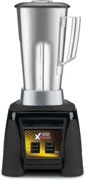 Waring Commercial MX1000XTS 3.5 HP Blender with Paddle Switches Pulse Feature and a 64 oz. Stainless Steel Container 120V 5-15 Phase Plug Black