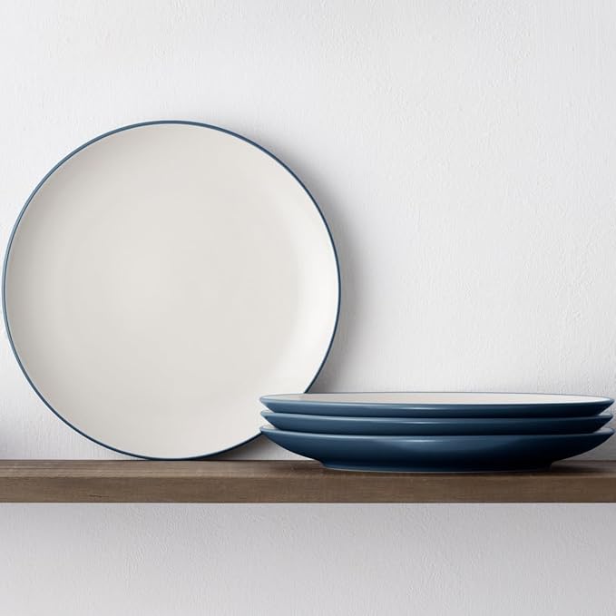 Noritake Colorwave Blue 24-Piece Dinnerware Set Service for 4