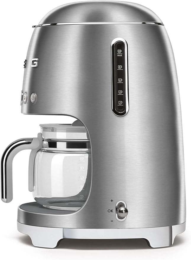 Smeg - Coffee Machine - A Collection of Adult Games and Gifts - Filter Coffee Machine - Polished Chrome