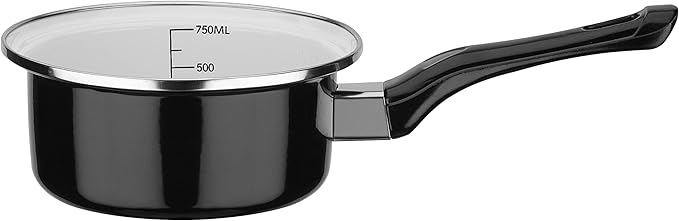 GSW Black &amp White 255134 Saucepan Set 7 Pieces Large