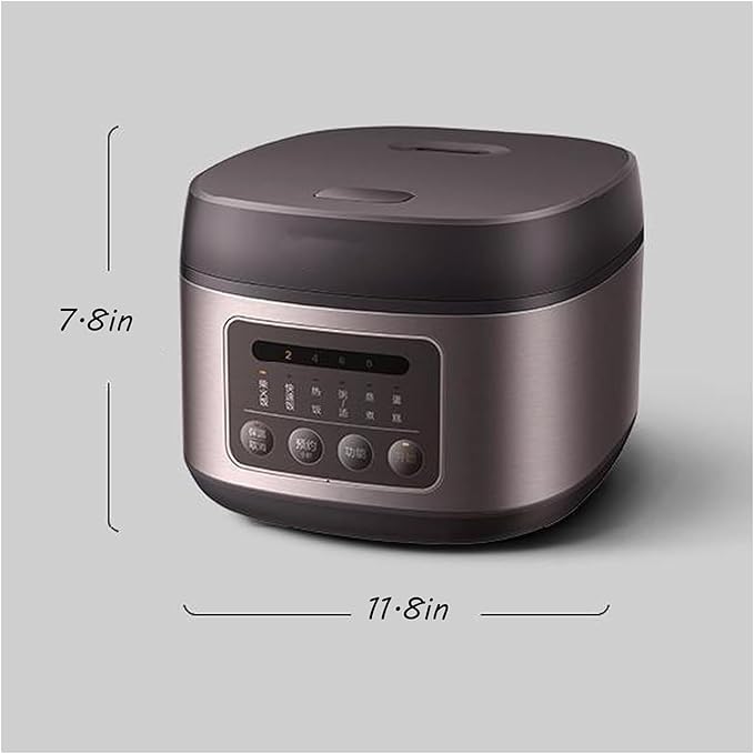 Mini Rice Cooker Commercial Rice Cooker 4L Portable Rice Cooker Cook Rice &amp Steam Vegetables For Rice Porridge Soup