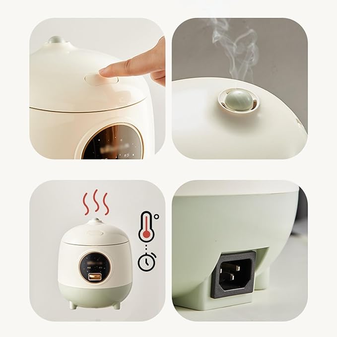 Rice Cookers Electric Rice Cooker 1.2L Household Small Capacity Mini Rice Cooker 1-3 People Cooking Small Dormitory Rice Maker