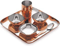 6 pcs Dinner Set with Bottom Copper Plating