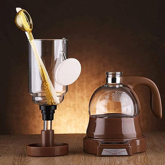 Coffee Machine Brewing Electric Siphon Pot Coffee Machine Home Electric Siphon Coffee Pot Manual Brewing Glass Pot 20240309