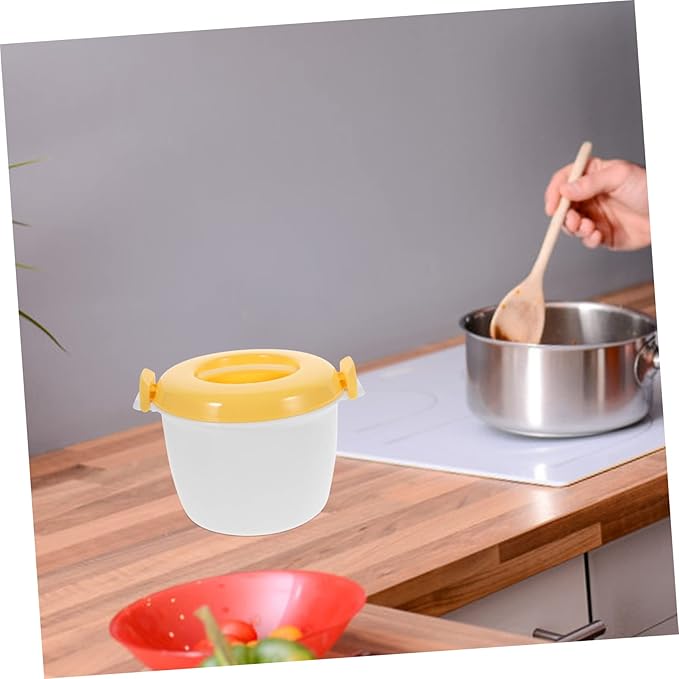 Microwave Rice Cooker Multi-functional Food Grade Steamer for Rice Noodles and Veggies Convenient Home Supply Large Capacity Easy to Use Bpa