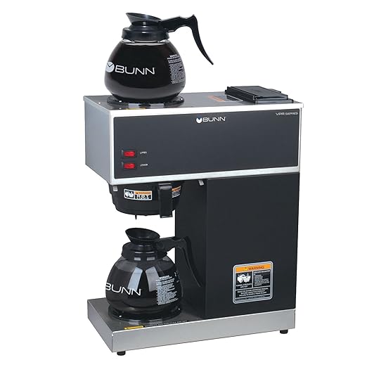 BUNN 12-Cup Commercial Coffee Brewer Bundle with Keurig K-Slim Single Serve K-Cup Pod Coffee Maker Black