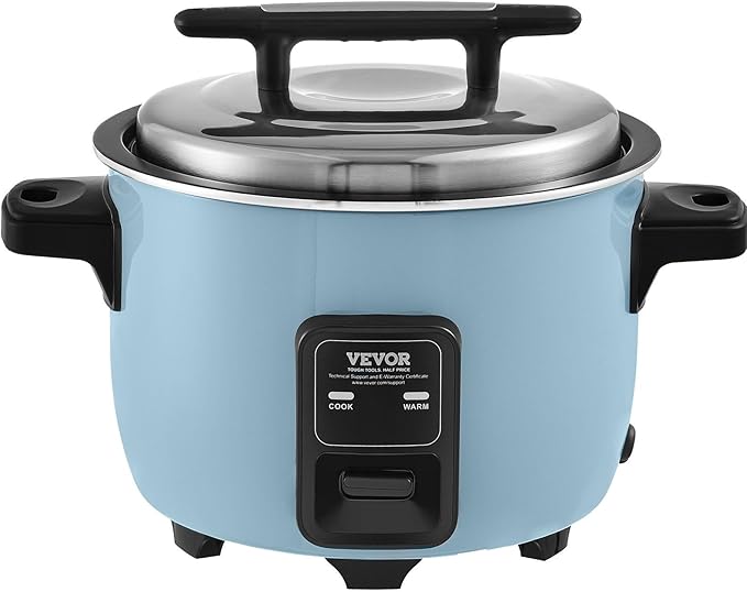 Commercial Rice Cooker 60-Cup Non-Stick Pot 13L 24H Keep Warm Restaurant