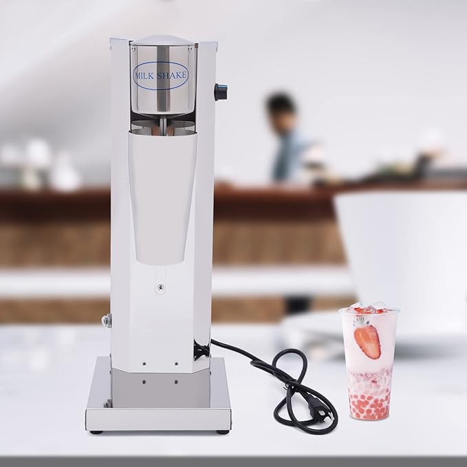 Milkshake Maker Electric Drink Mixer Machine Stainless Steel Milk Blender Single-Head Shaking With Cup 800ml Mixer Machine For Cocktails16000rpm