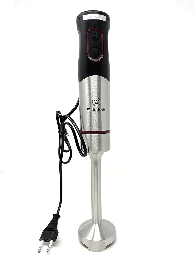 220 Volt Hand Blender 1000W - 3 in 1 Hand blender includes blending shaft 500 ml chopper bowl 700 ml beaker and whisk-220V 240V (Not For Use In USA)