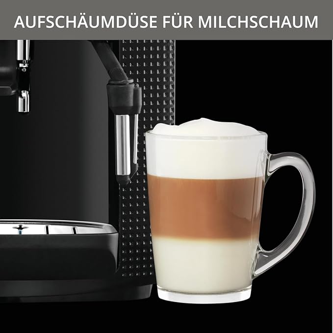 KRUPS Automatic Coffee Machine 1.8 l 15 bar CappuccinoPlus nozzle) black by Krups