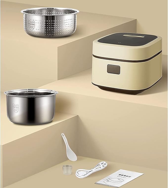 Small Rice Cooker 3L– Electric Rice Steamer With Keep Warm Function Removable Non Stick Rice Pot
