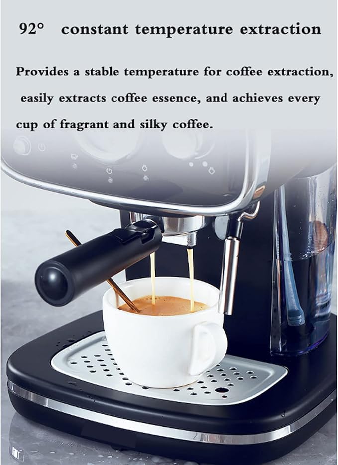 Espresso Machine 15 Bar Pump Pressure home small milk frother coffee machinesuitable for mocha cappuccino latte