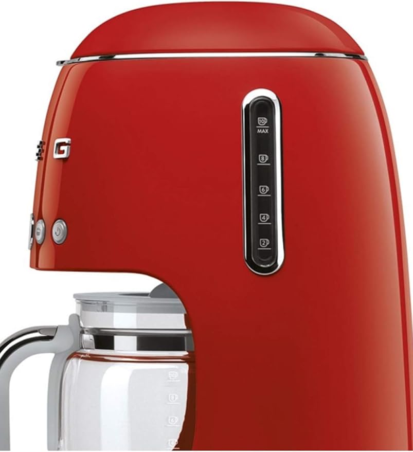 Smeg - Coffee Machine - 11+ - Filter Coffee Machine - Red