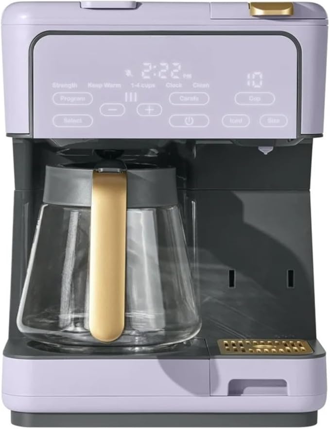 Programmable 12-Cup &amp Single-Serve Multi-Brew Coffee Maker Digital Controls Large Capacity Easy to Use