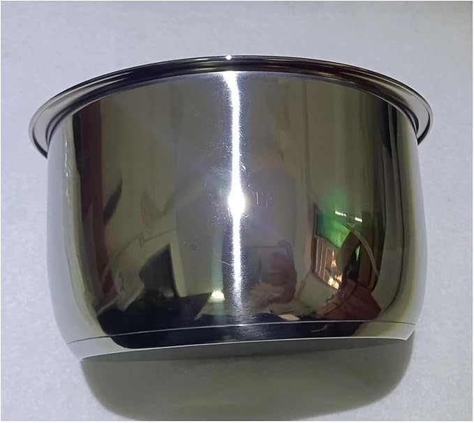 304 Stainless Steel Rice Cooker Inner Bowl compatible For Zojirushi NS-WPC10 Rice Cooker Replace Inner Bowl