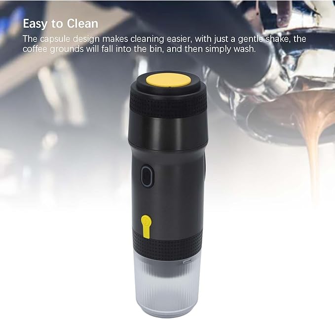 Portable Coffee Maker 3 in 1 Electric Espresso Machine with Self Heating Easy to Clean for Home Camping Travel Office