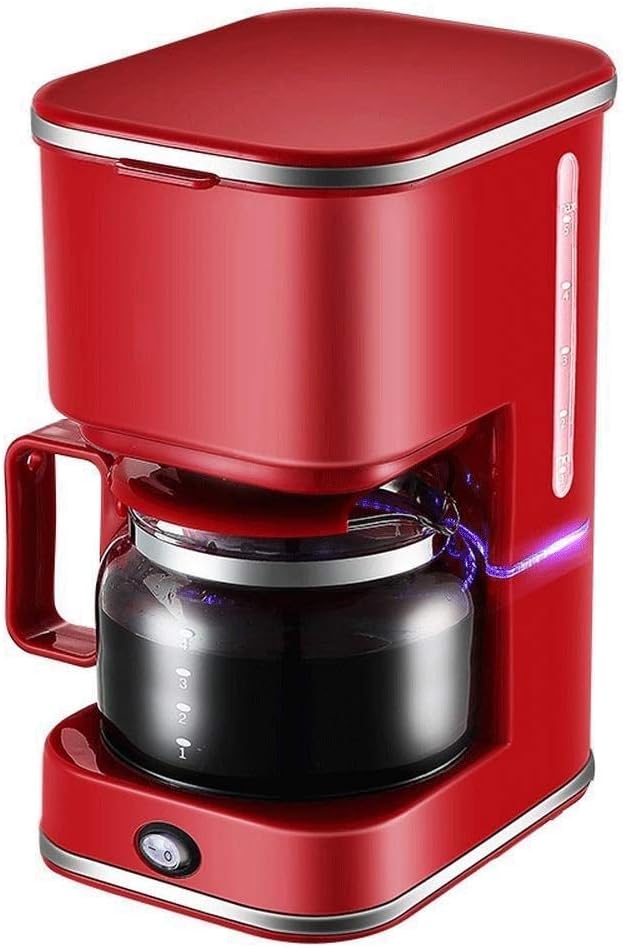 Coffee Maker Machines Office Home Fully Automatic Grinding Bean-to-Cup Coffee Machine Espresso Machine (Red) The New