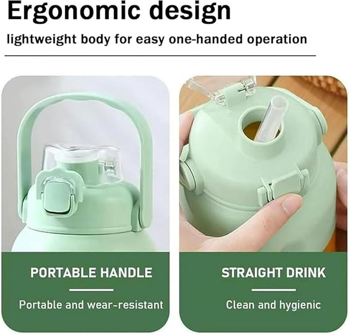 Portable Blender 27 Oz Electric Citrus Juicer with Straw and Two Lids Multifunctional Large-Capacity Wireless Blenders for Smoothies Shakes Food Prep &amp Frozen Blending (green2pcs)