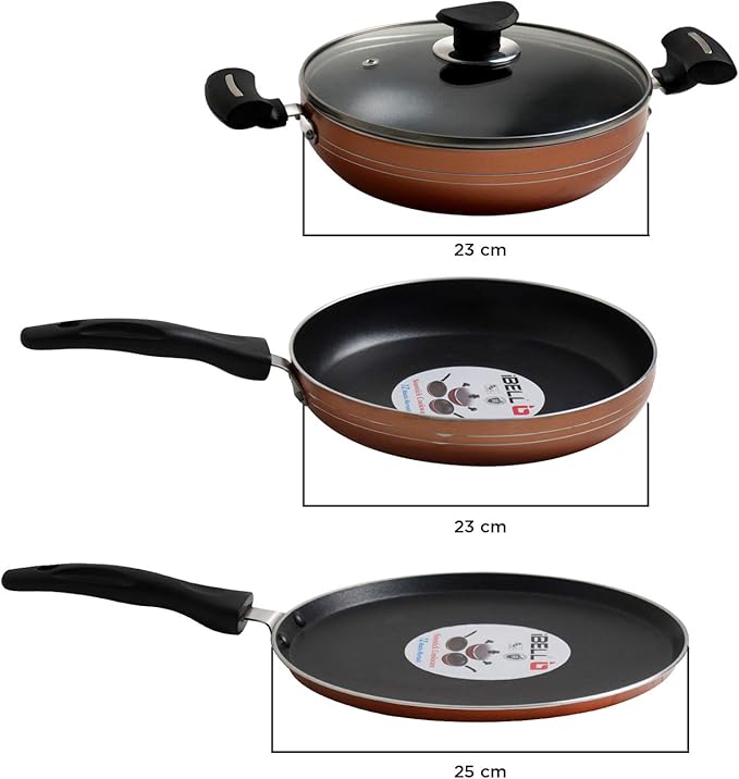IBELL Non Stick Cookware Set (2L) Black